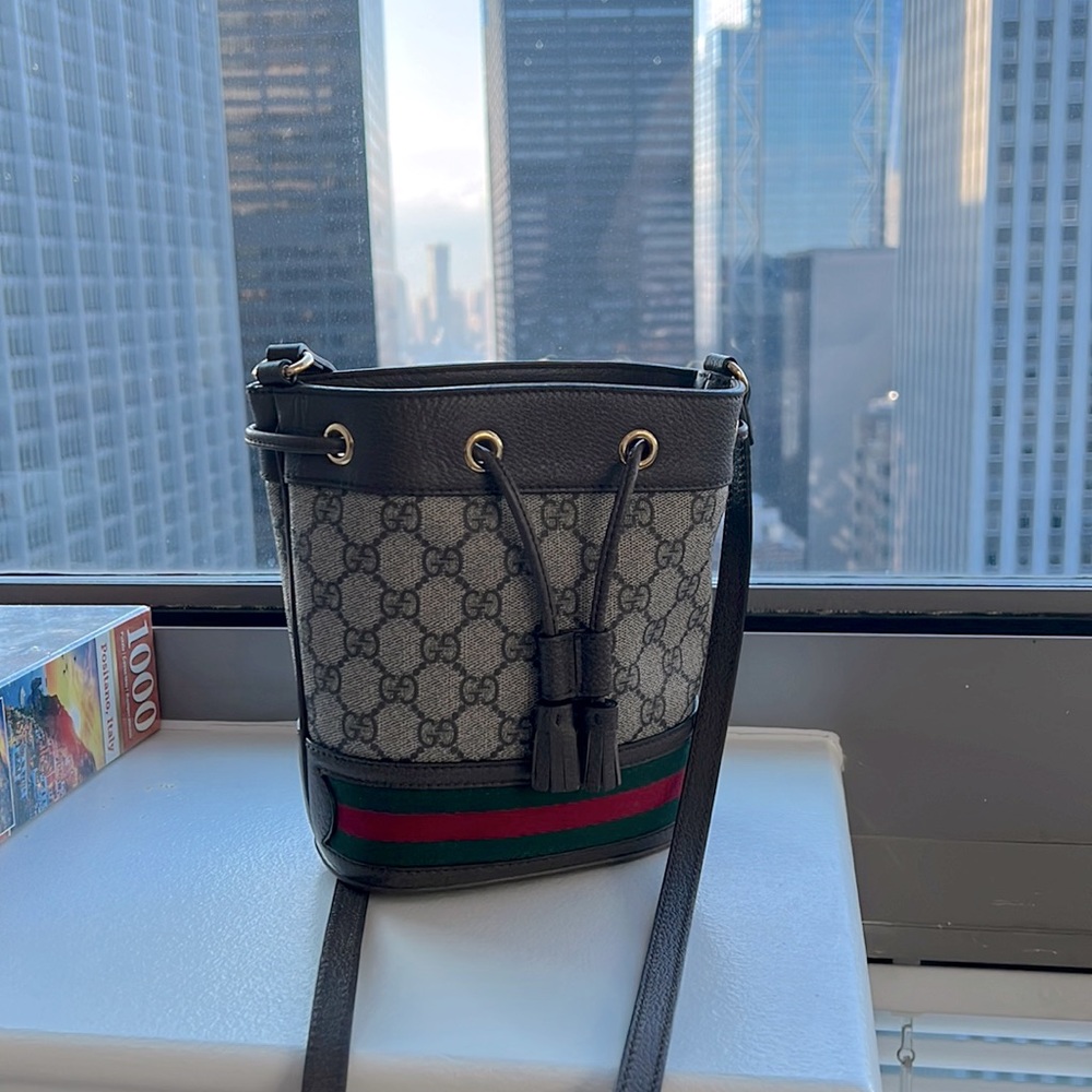 Mini Gucci ophidia bucket bag